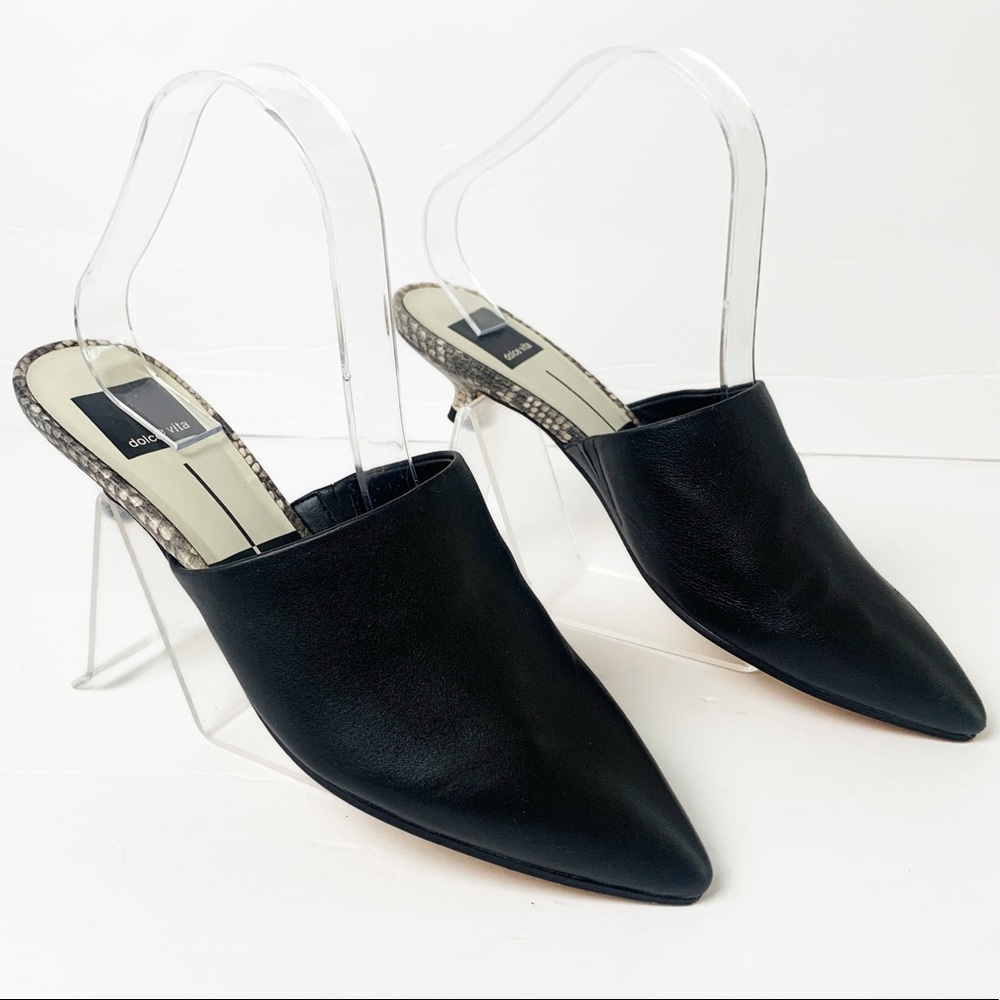 Dolce Vita Black Mules
